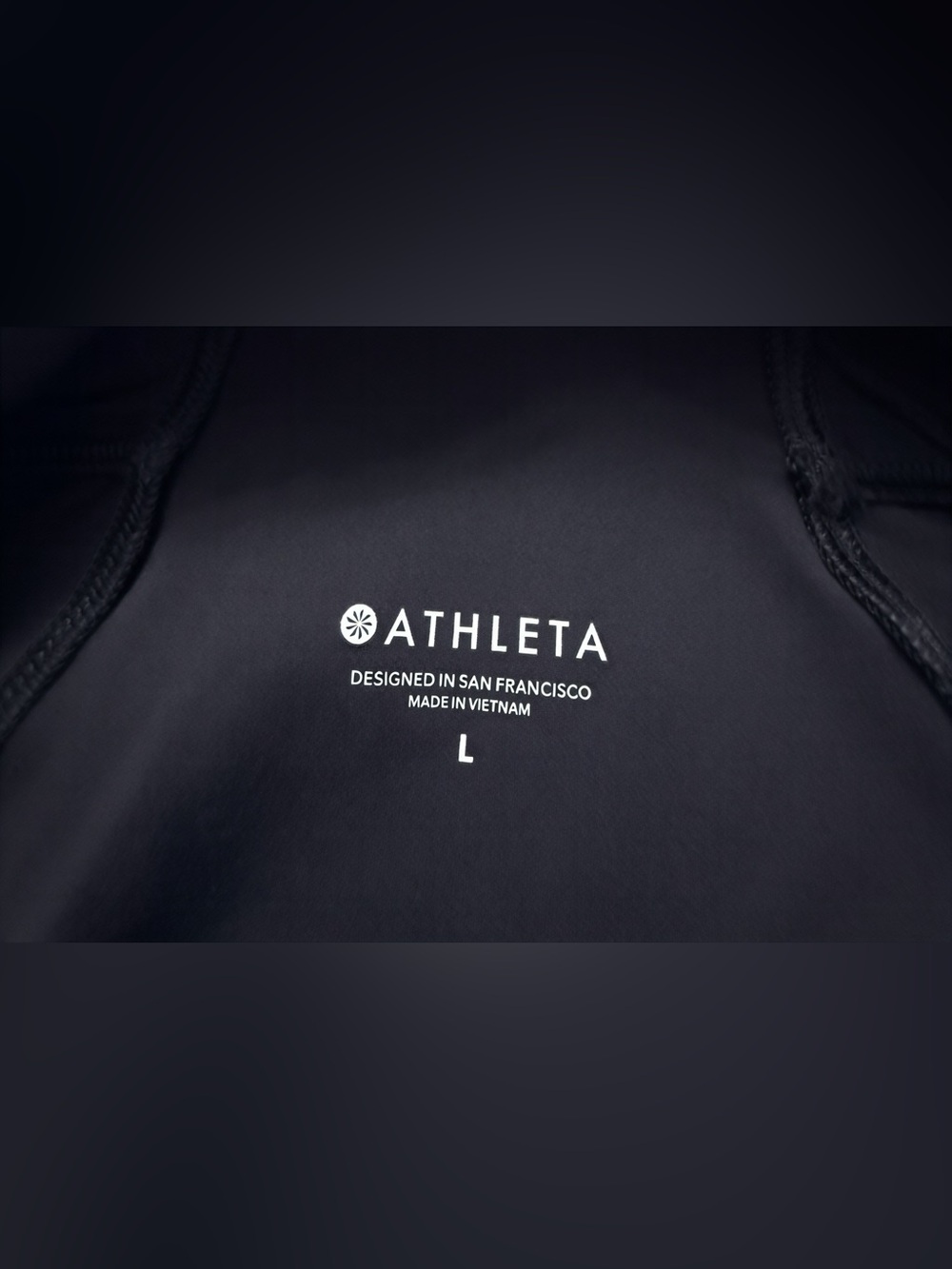 Athleta Rainier Half Zip Pullover Black Women’s L
